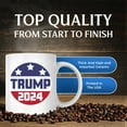Bliss Monkey Co. Trump 2024 Coffee Mug Trump for President 20242024