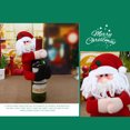thumbnail image 4 of Yuarrent Navidad botella de champán cubierta antipolvo patrón de Papá Noel ropa conjunto Festival cubre gabinete fiesta año decoración ornamento Kits de decoración para fiestas Tipo 1 Yuarrent HA068256-01, 4 of 6