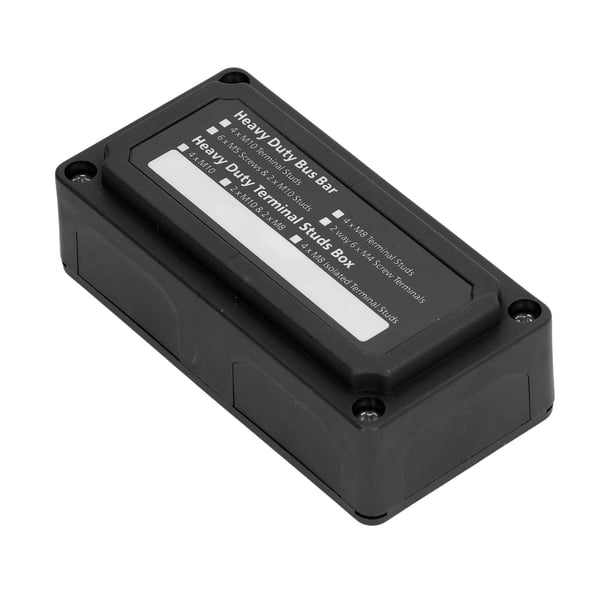 Bloque de Distribución de Energía 300A DC 48V M8 Terminal Studs Módulo Diseño BusBar Caja Batería Bloque de Unión con Tornillo ANGGREK Otros