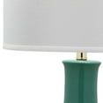 thumbnail image 6 of SAFAVIEH Ceramic Paris Solid 27.5 in. H Table Lamp w/ Shade, Emerald/Off White, 6 of 6
