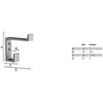 thumbnail image 2 of Coat Hook Aluminium Height 2 7 By 8", 2 of 2