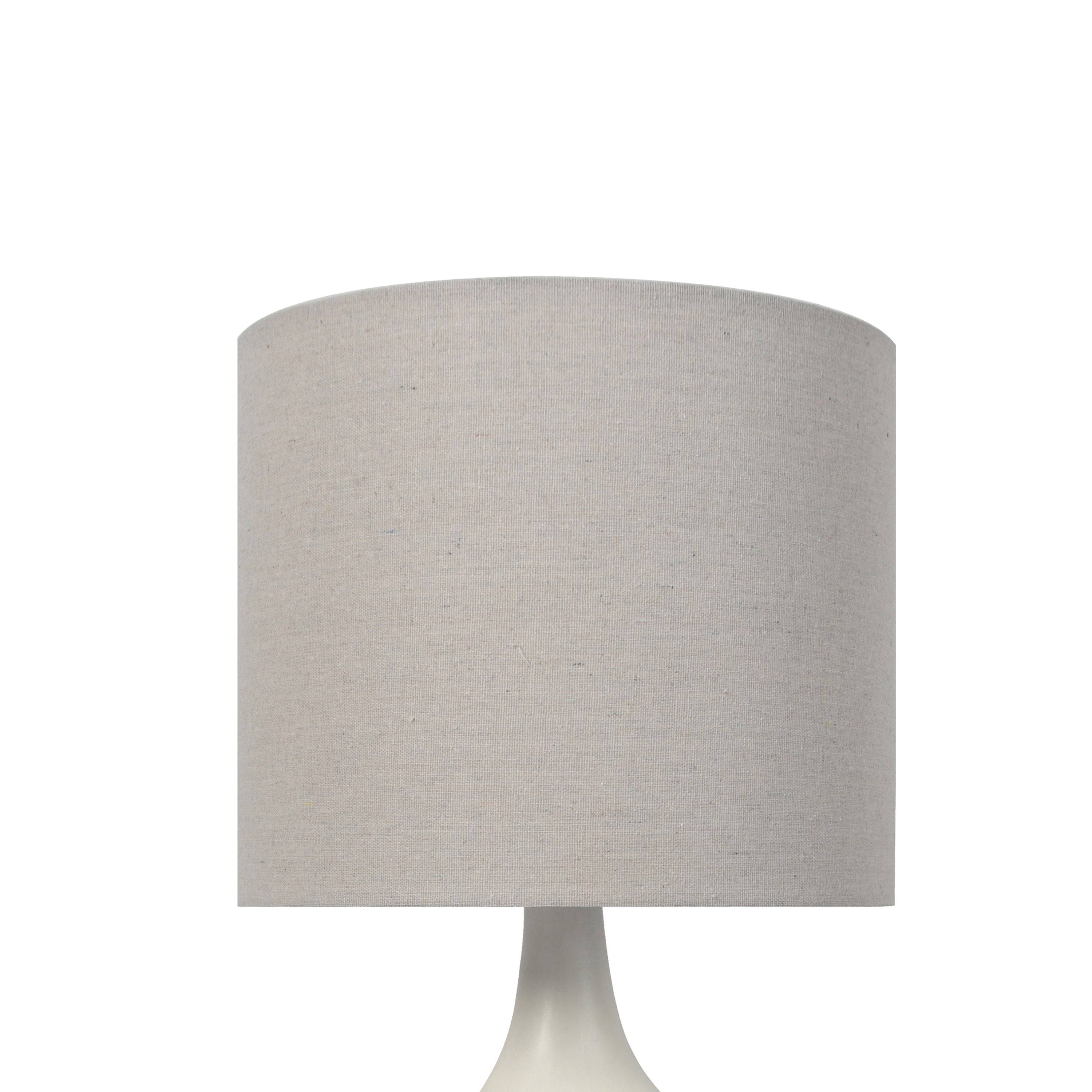 Mainstays 22" Vanilla Dream Ceramic Table Lamp with Oatmeal Linen Shade