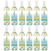 Seaglass Alcohol-Removed Pinot Grigio & Sauvignon Blanc – Refreshing Non-Alcoholic White Wines – 750ml Bottles - 12 Pack