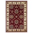 thumbnail image 1 of HomeRoots 354159 7 Pi 7 Po x 10 Pi 10 Po Tapis Rouge et Ivoire en Polypropylène, 1 of 1