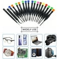 thumbnail image 6 of widshovx 18Pcs Magnetic Screwdriver Set 0.8-3mm Micro Cross Screwdriver Kit Metric Pentagonal Torx Flat Head Screwdriver with Tweezers for Watch Eyeglasses Jewelry Electronics Repair, 6 of 11