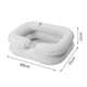 thumbnail image 3 of Lavabo de champú inflable para pacientes mayores, discapacitadas, embarazadas y postradas en cama | Bandeja de lavado de cabello portátil plegable con soporte para el cuello | Diseño de doble tubo |, 3 of 8