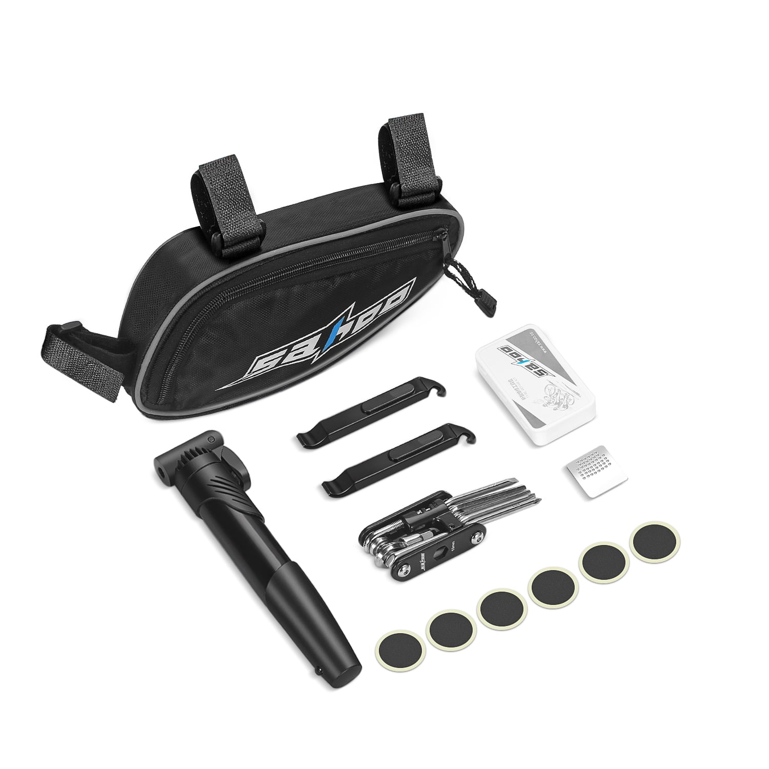 Schwinn Bike Deluxe Repair Kit 11-in-1 Multi Tool Tire Levers Patches for sale online 
