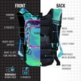 thumbnail image 3 of Sojourner Hydration Pack, Hydration Backpack - Water Backpack with 2l Hydration Bladder, Festival Essential - Rave Hydration Pack Hydropack Hydro for Hiking, Running, Biking, Festival Gear, 3 of 7