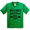 thumbnail image 3 of Inktastic North Dakota Awesome Since 1889 Youth T-Shirt, 3 of 5
