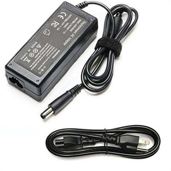65W Laptop AC Adapter Charger Relacement for HP Compaq Presario CQ57 CQ56 CQ60 CQ62 Cq57-339wm Cq56-219wm Cq60-615dx Pavilion DV6 DV7 Dv6-6117dx Dv6-1030us Elitebook 840 G1 Power Supply Cord