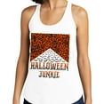 thumbnail image 2 of Halloween Junkie Bats Tank Top Fitted Racerback Women's Large White, 2 of 5