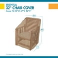 thumbnail image 3 of DUCKCOVERS® Essential All-Weather Outdoor Chair Cover, 3 of 8
