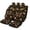 Gold Mechanical Insect Floral, variant on Odenmar Bear Paw Geometric Car Seat Covers Full Set Made with Mesh Fabric Universal Fit Protectors for Trucks Vans Sedans Suvs