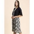 thumbnail image 2 of Moomaya Womens Viscose Rayon Co-Ord Set, Printed Dress With Shrug, 2 of 9