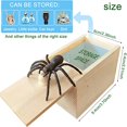 thumbnail image 3 of Jinsinto 1 Pack Spider Box Surprise, Spider Box Spider Prank Box Spider Box Fake Spider Box Spider Prank Toys for Halloween April Fool's Day Kids Adults, 3 of 5