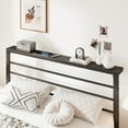 thumbnail image 4 of Allewie King Size Metal Platform Bed Frame with Black Shelf Headboard & Storage, Adult, 4 of 9
