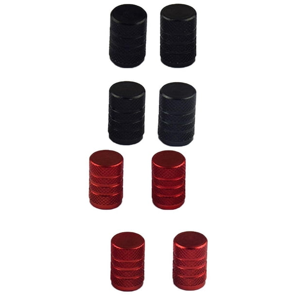 Conjunto de 8pcs Metal Tapa Válvula de Neumático Tapones Anti-Polvo de Coche