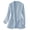 Blue, variant on Womens Blazers White Solid Color Long Sleeve Lapel Real Pocket Suit Jacket Business Casual S-3XL
