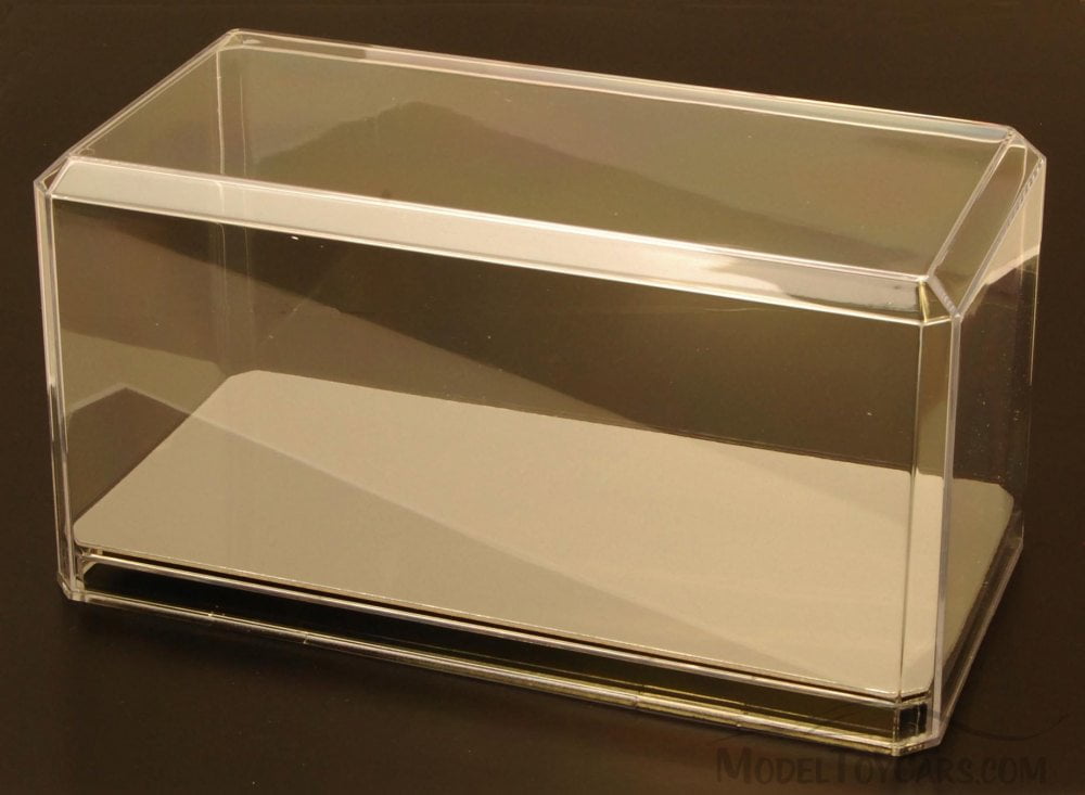 1/24 SCALE DISPLAY CLEAR CASE MIRRORED FLOOR NO BOX 