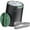 Green, variant on PINNACLE Insulated Stainless Steel Ice Bucket with Lid, Tongs & Collapsible Handles Blue