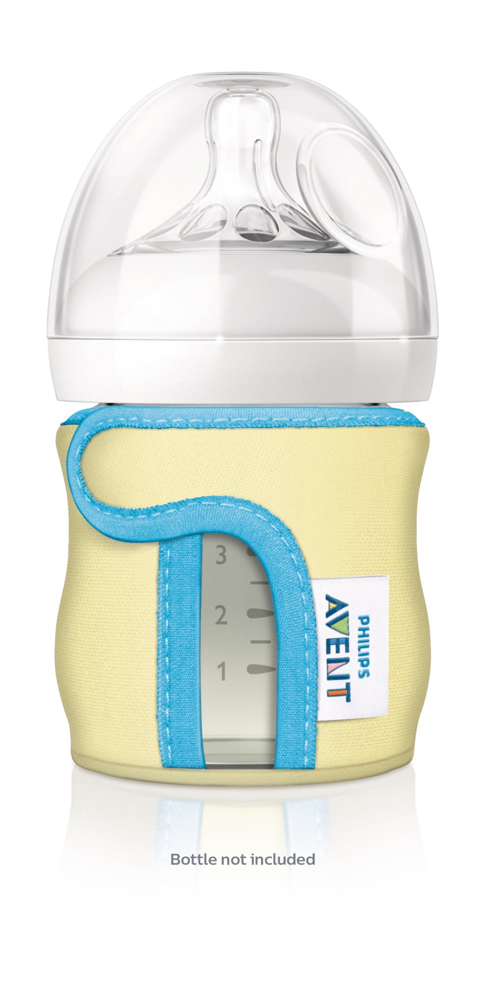 Philips Avent Glass Baby Bottle Sleeve, 4oz, 1pk, Multi Colored, SCF675