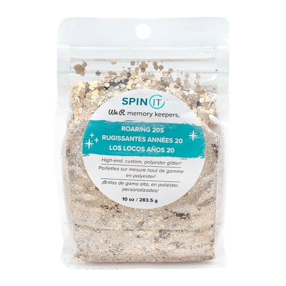 We R Spin It Glitter Mix 10oz-Roaring 20's