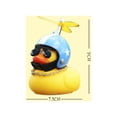 thumbnail image 2 of Decoración de coche de pato de casco de juguete de goma, accesorios de decoración de interiores de tablero de pato amarillo hermoso para adultos, hombres y mujeres, niños Sailing Electrónica, 2 of 4