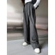 thumbnail image 5 of Pantalones de Trabajo para Mujer, de Pierna , de Vestir, de Cintura Alta, Informales, para Oficina y Negocios Gris L, 5 of 9