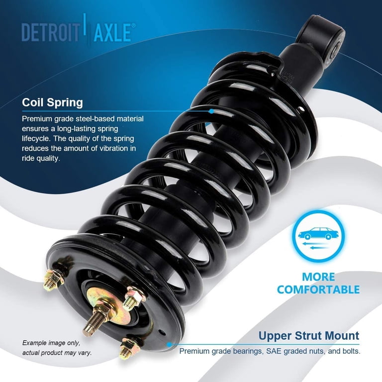 Detroit Axle Complete Strut & Shock Kit For Nissan Pathfinder/Armada – 4pc Front Struts W/ Springs & Rear Shocks