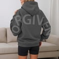 thumbnail image 4 of Y2K Oversize Letter Women Hooded Sweatshirts Fashion Back Letter Print Long Sleeve Sportwear Hoodie Tops With Pocket, 4 of 7