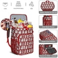 thumbnail image 5 of Travel Cooler Bag - Pink Bichon Frise Camping Beer Cooler Backpack with Bottle Opener- Waterproof Insulated Picnic Backpacks - Cooler Bag for Beach, 5 of 6