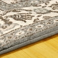 thumbnail image 4 of Superior Kingfield Traditional Floral Indoor Area Rug, 2'x3', Slate, 4 of 5
