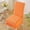 Orange, variant on SHIMELE Stretch Knit Chair Cover for Dining Chairs, Universal Seat and Backrest Cover, All-Season Furniture Protector, Elastic Fabric with Ruffled Skirt, Skidproof Ties, Machine Washable