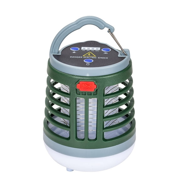 Bearachild Trampa para moscas recargable portátil, luz estable de alto brillo, no tóxica, recargable/USB, inodoro Repelente de insectos y plagas Verde