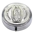 thumbnail image 1 of Porta Rosario, Virgen de Guadalupe, alhajero pequeño, joyero de metal, Virgen Maria, 1 of 4