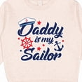 thumbnail image 3 of Inktastic My Daddy is My Sailor Toddler Sweatshirt, 3 of 4