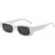 thumbnail image 2 of Gafas de sol rectangulares para mujeres y hombres, gafas de sol retro de moda, protección UV 400, marco cuadrado, 2 of 4
