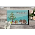 thumbnail image 2 of Carolines Treasures CK4447MAT Skinny Guinea Pig Merry Christmas Door Mat Indoor Rug or Outdoor Welcome Mat 18x27 Doormat, 2 of 4