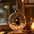 thumbnail image 4 of Halloween Tree Decorations,Hanging Glowing Bauble | Halloween Wonders Collection Ornament Lighted Sphere,Mini Transparent Ball Holiday Gifts, 4 of 6