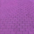 thumbnail image 1 of Ahgly Company Indoor Square Patterned Dark Orchid Purple Area Rugs, 7' Square, 1 of 6
