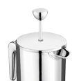 thumbnail image 4 of Professional Stainless Steel French Press Coffee Percolators Best Double Wall Coffee Pot Giving One Filter Basket B, 4 of 5