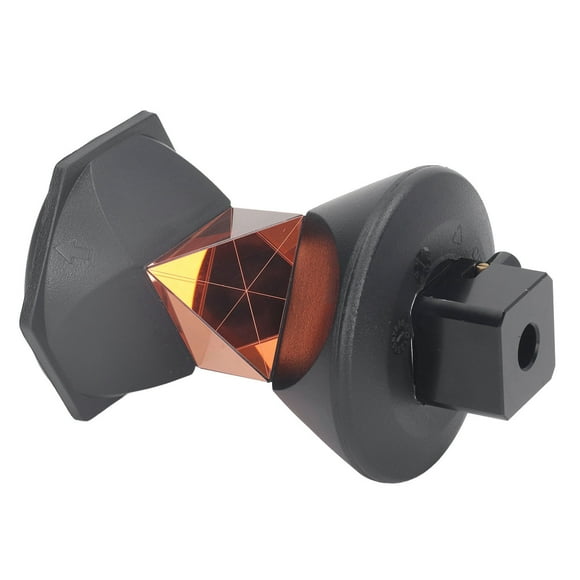 360 Total Station Prism, 6 Prisms Connecting Total Station Triangular Prism ABS Shell Universal For DIY
