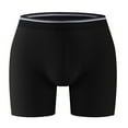 thumbnail image 2 of Mens Cotton Underwear Boxer Briefs Casual Solid Color Breathable Stretchy Slim-Fit Comfort Basic Support Loungewear Workout Boxers, 2 of 4