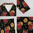 thumbnail image 6 of Top-kevin Pajama Sets for Womens Koalas Kangaroos Hedgehogs Hat Loose Button Down Long Sleeve Shirts And Pants Set, 6 of 6