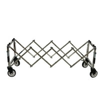 Techtongda Folding Coffin Cart Casket Truck Funeral Church Truck Mortuary Trolley Stainless Steel