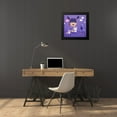 thumbnail image 4 of Vicedo, Diana 20x20 Black Modern Framed Museum Art Print Titled - Little Girl Violet Color, 4 of 5