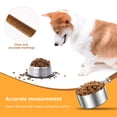 thumbnail image 4 of Threns 4Pcs Dog Food Scoop Measuring Cup Stainless Steel Dog Food Scoop Safe Pet Food Measuring Cup with Measurement for Dog Cat Pet, 4 of 8
