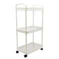 thumbnail image 1 of Carrito Auxiliar Organizador STYRKA Multiusos 3 Niveles con Ruedas Blanco, 1 of 7