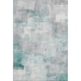 thumbnail image 2 of Addison Rugs Mayfield Premium Machine Washable Transitional Blocks Teal Rectangle Rug, 10' x 14', 2 of 7
