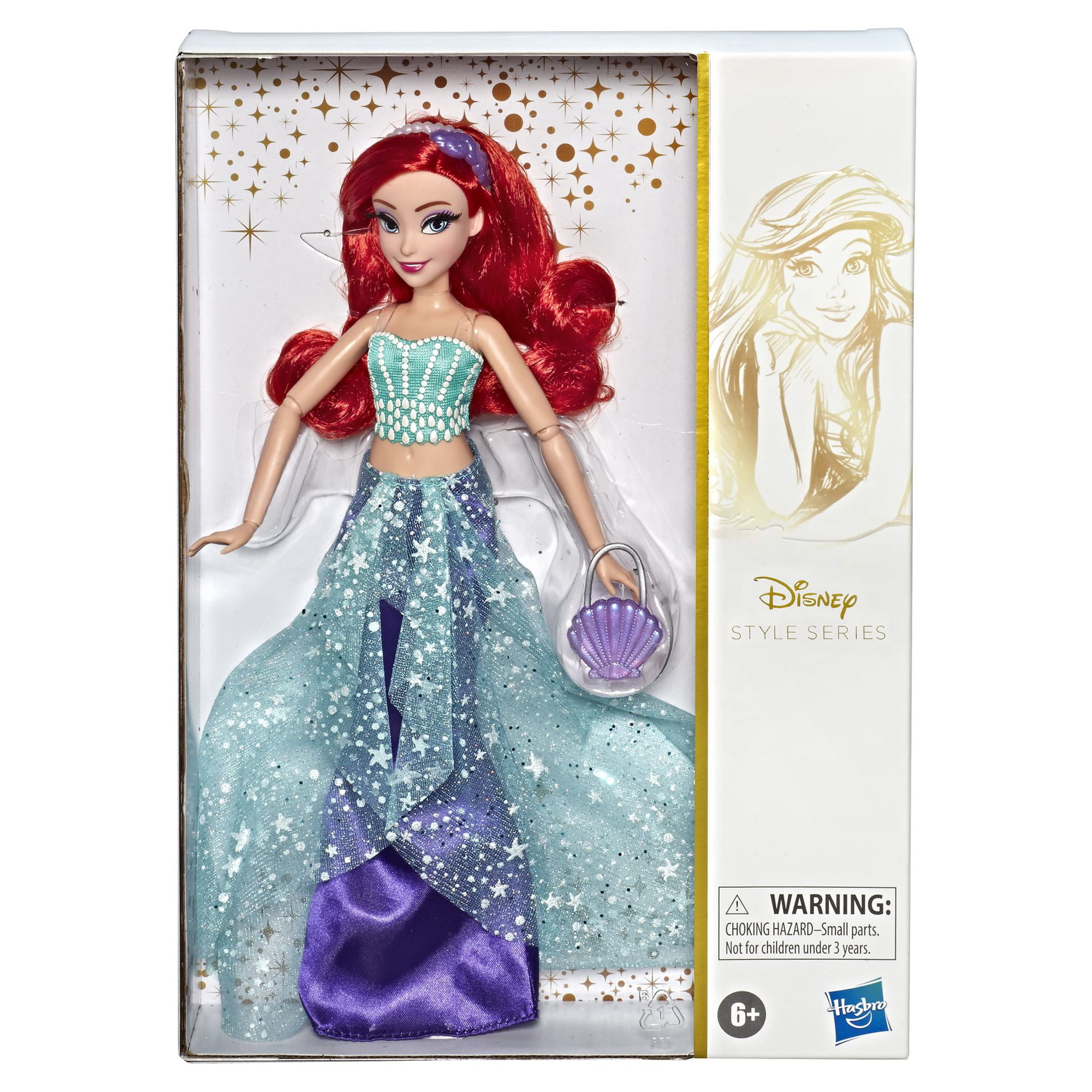 Disney Princess Style Series Ariel Deluxe Collector Fashion Doll, Size: One Size